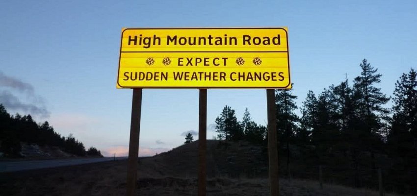 High-elevation snow possible for Hwy 97C and Hwy 3 over next 2 days